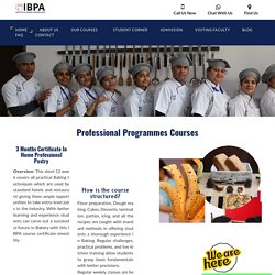 3 Months Certificate in Home Professional Pastry