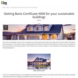 Getting Basix Certificate NSW for your sustainable buildings - RC Energy