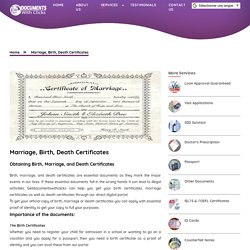 Marriage Certificates - How to Get a Death Certificate