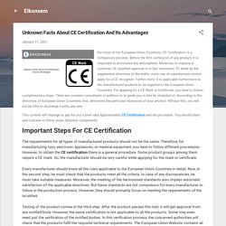 Unknown Facts About CE Certification And Its Advantages