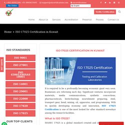 ISO 17025 Certification