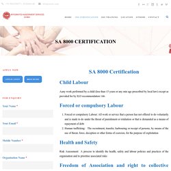IAS Jordan SA 8000 Certification in Qatar