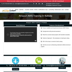 AWS Training Institute Dallas & Course Certification by DevOpsSchool