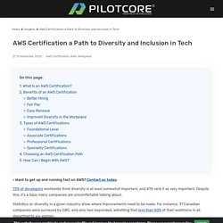 AWS Certification a Path to Diversity and Inclusion in Tech