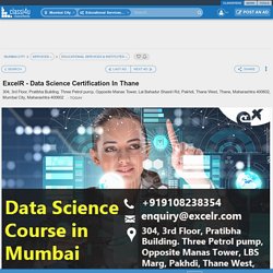 ExcelR - Data Science Certification In Thane - Educational Services & Institutes, Mumbai City, MH