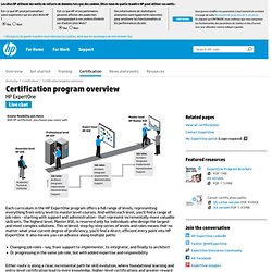 Certification program overview