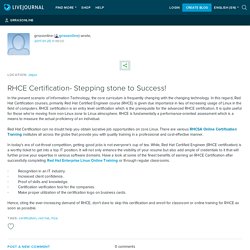 RHCE Certification- Stepping stone to Success!