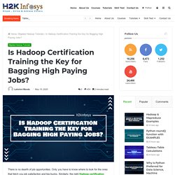 Is Hadoop Certification Training the Key for Bagging High Paying Jobs? - H2kinfosys Blog