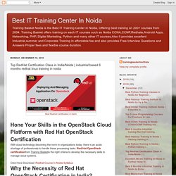 Best IT Training Center In Noida : Top RedHat Certification Class in India/Noida