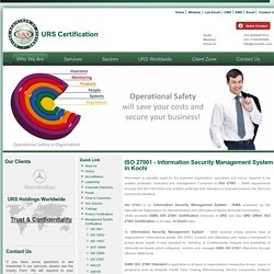 ISO 27001 Certification System in Kochi - Information Security Management System - ISMS