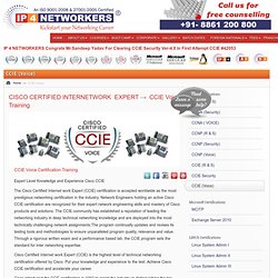 CCIE Voice Certification Training Institute in Bangalore