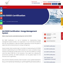 ISO 50001 Certification – Energy Management System