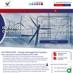 ISO 50001 Certification – Energy Management System