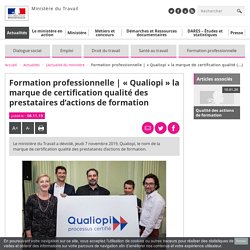 Qualiopi, marque certification qualité prestataires actions formation