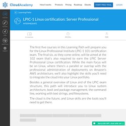 LPIC-1 Linux certification: Server Professional