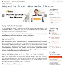Why AWS Certification - Here are Top 5 Reasons[with Statistics]