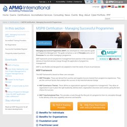 MSP® Certification - Managing Successful Programmes