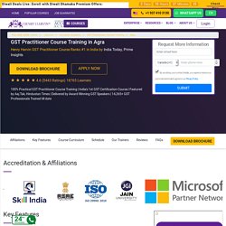 Online GST Certification Course Training @Rs.848/month