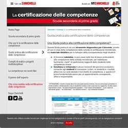 Guida pratica alla certificazione delle competenze « La certificazione delle competenze