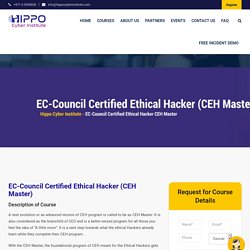 CEH Training and Certification