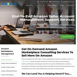 Drive more sales with Amazon seller account management services
