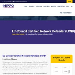 EC-Council Certified Network Defender (ECND) - Hippo Cyber Institute