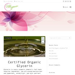 Certified Organic Castor Glycerin
