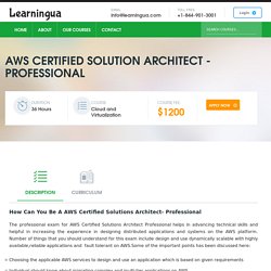 AWS Certified Solutions Architect - Professional Training- Careerera