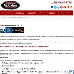 PPG Certified Auto Repair and Service