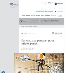 Cerveau : se partager pour mieux penser