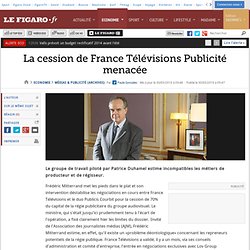 Médias & Publicité : La cession de France Télévision