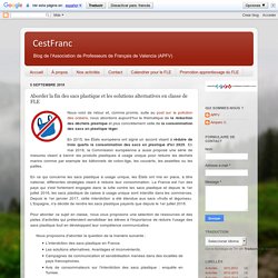CestFranc: Aborder la fin des sacs plastique et les solutions alternatives en classe de FLE
