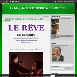 CETTE PART DE RÊVE... EN PEINTURE (CGE en BTS 2013-2015) - Le blog de POT ETHIQUE A LENTS TICS