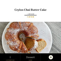 Ceylon Chai Butter Cake