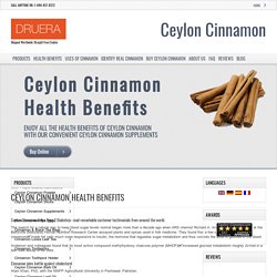 Ceylon Cinnamon Health Benefits