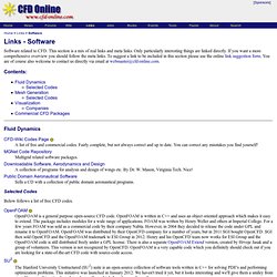 CFD Online - Links - Software