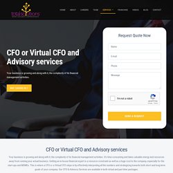 CFO or Virtual CFO and Advisory services