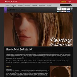 How to Paint Realistic Hair