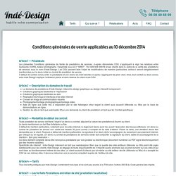 Indé-design - Graphiste