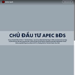 CHỦ ĐẦU TƯ APEC BĐS