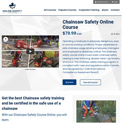 Chainsaw Safety and Operation