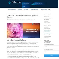 Chakras- 7 Secret Channels of Spiritual Energy - Pillai Center Blog