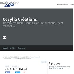 CHALE CITRON - Cecylia Créations
