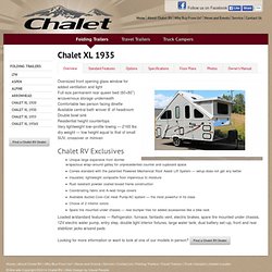 Chalet XL 1935 : Chalet RV
