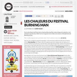 Les chaleurs du festival Burning Man