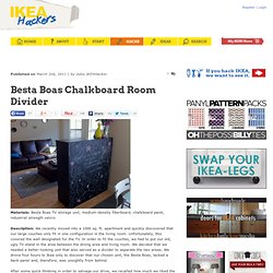 Besta Boas Chalkboard Room Divider