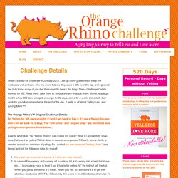 The Orange Rhino Challenge