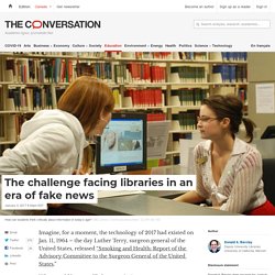 libraries fake news