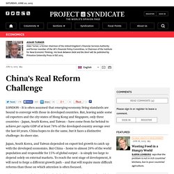 How can China reach the next stage of development?