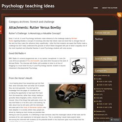 Psychology teaching ideas